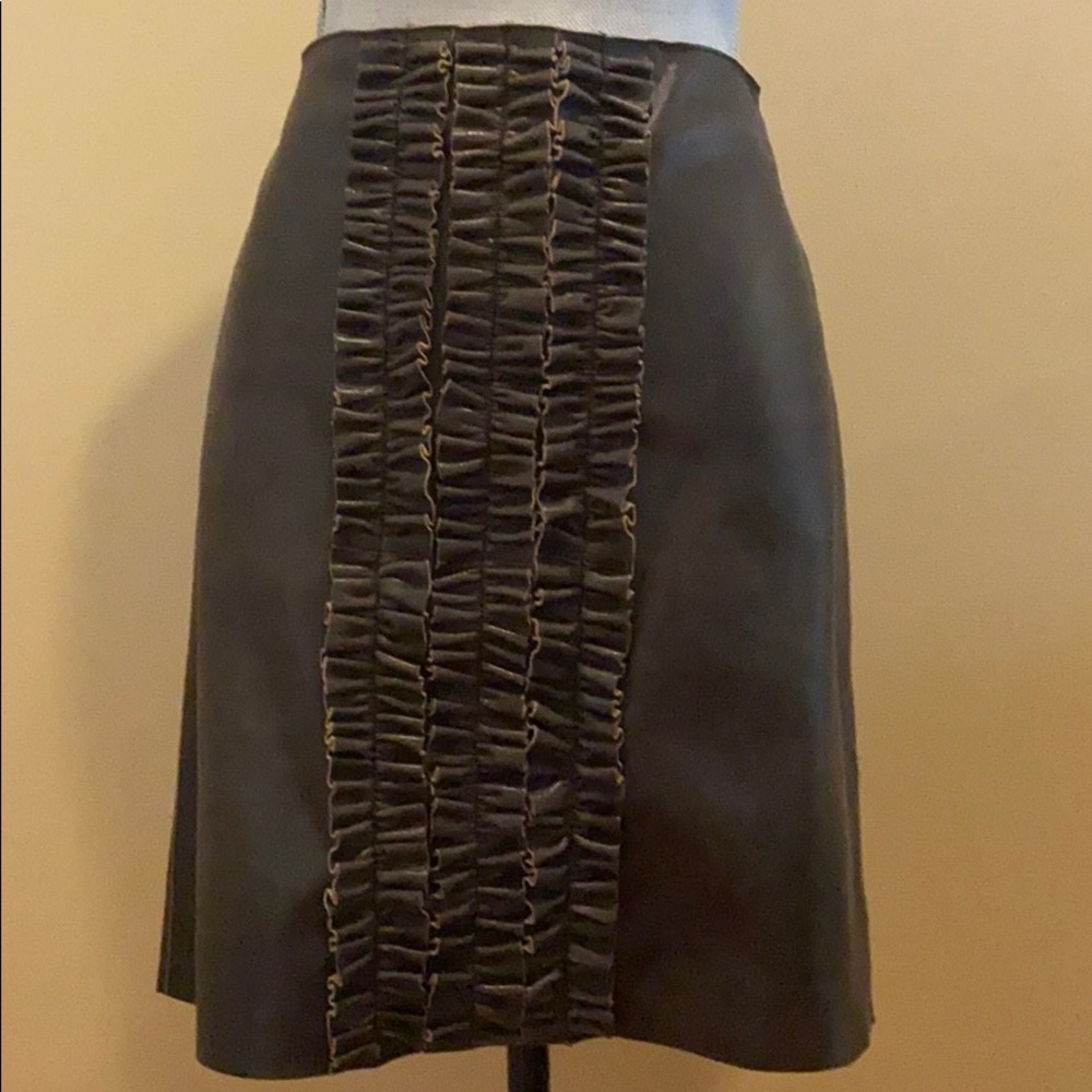 New leather skirt